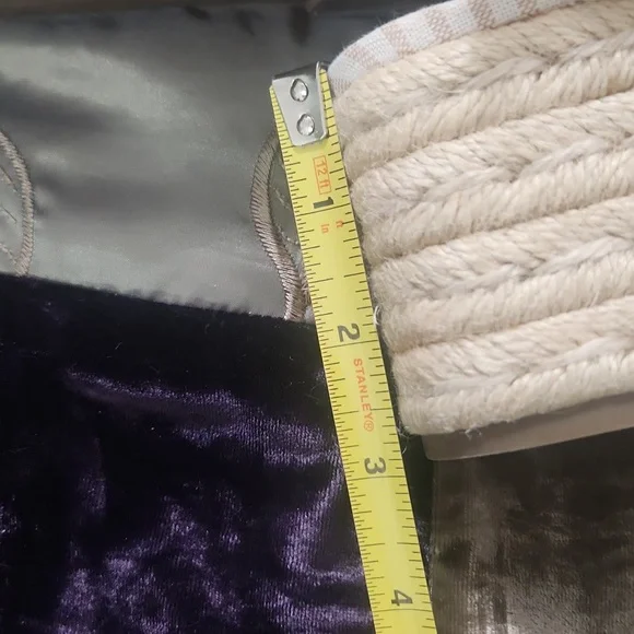 Zara Trafaluc Frayed Rhinestone Platform Sandals - Picture 8 of 8